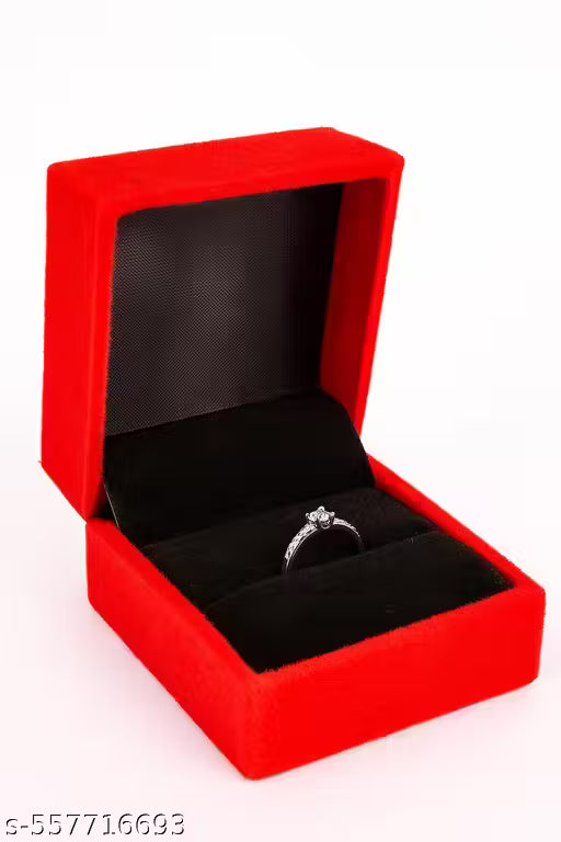 WHITE AD SINGLE NAG RING FOR GIRLS AND WOMENS